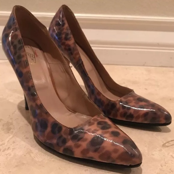JUDARI MILANO 🐆Leopard Patent Leather Heels High End Designer ITALY VERY RARE!! - Picture 9 of 12